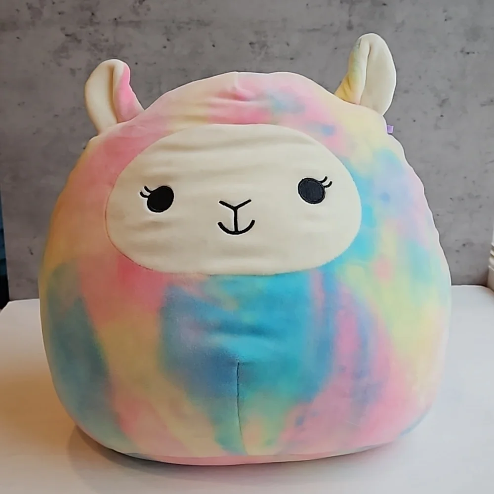 Squishmallow Pastel Tie Dye Stuffed Animal